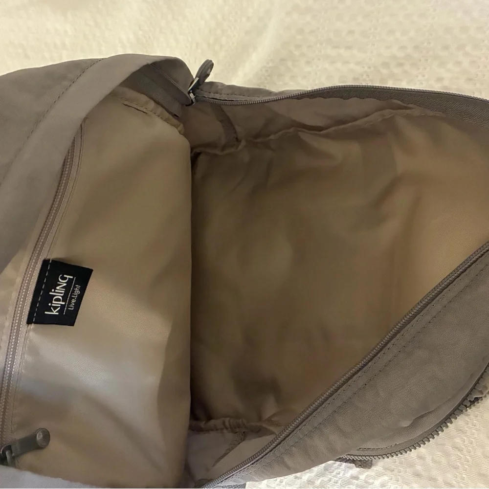 Gray Live Light Kipling Backpack